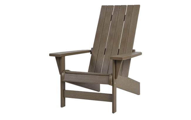 Premium Montauk Brown Outdoor Adirondack Chair - Keter